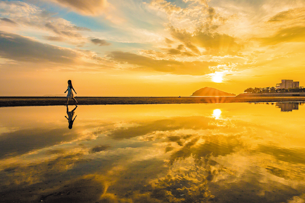 4848 日本のウユニ塩湖　天空の鏡「父母ヶ浜」