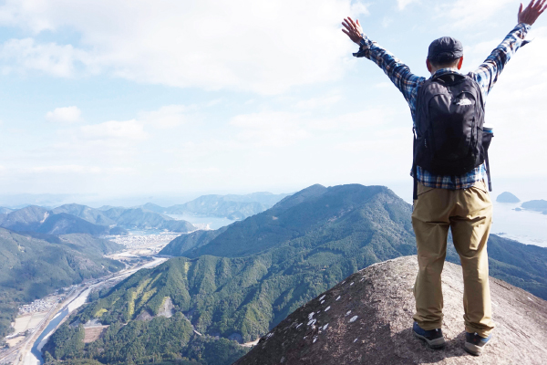 9886便石山「象の背」と九鬼「オハイブルー」