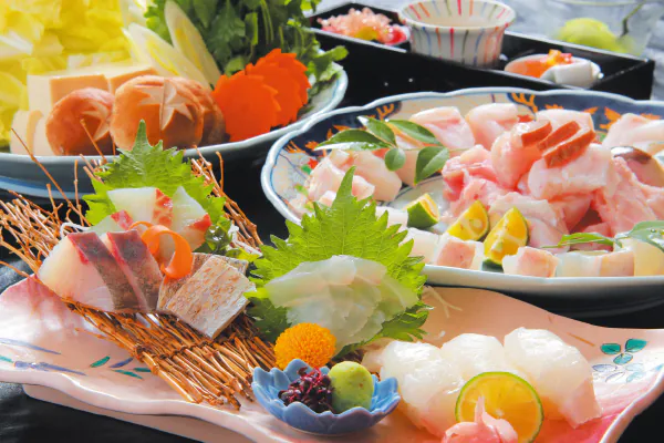 5918紀州地魚料理民宿松林で食す!幻の高級魚 天然本クエコース!