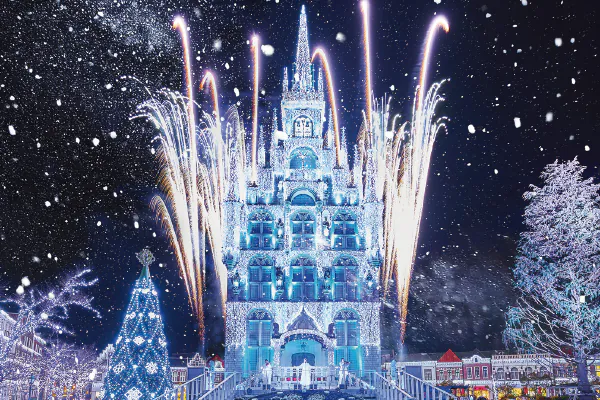 5946 「長崎ランタンフェスティバル」と世界一のイルミネーション「ハウステンボス白銀の世界」