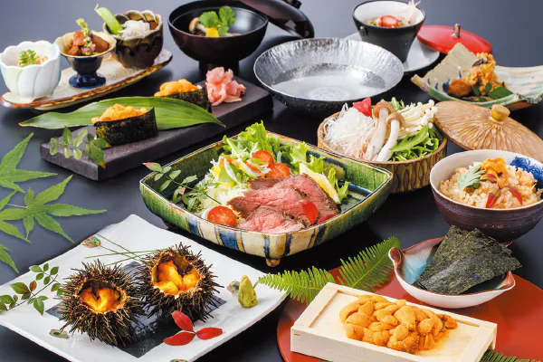 2817世界でここだけ雲丹牧場産 4年熟成生雲丹のご昼食