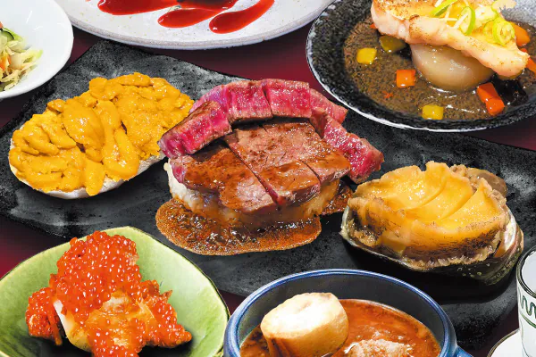 2820水の町醒井宿の梅花藻とライブダイニングで5つの高級食材を食す！