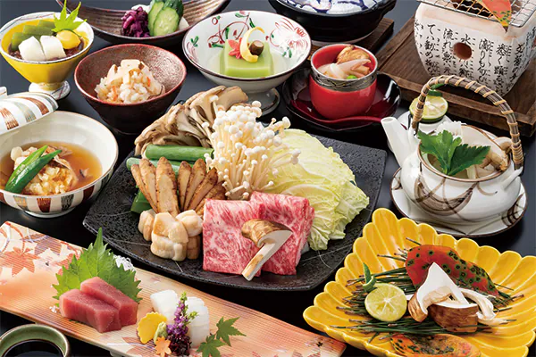 4729湯の花温泉 渓山閣で食す 秋の松茸会席
