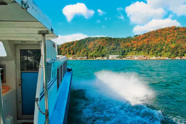4770特選近江牛ランチと紅葉の沖島上陸クルーズ